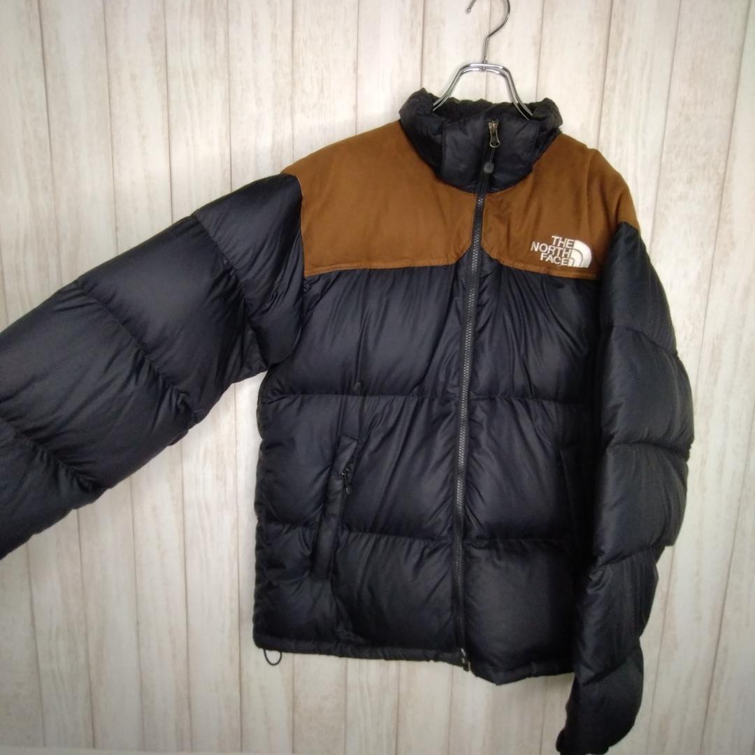 《激レア》ノースフェイス☆ヌプシダウンジャケットL刺繍ブラックD51168