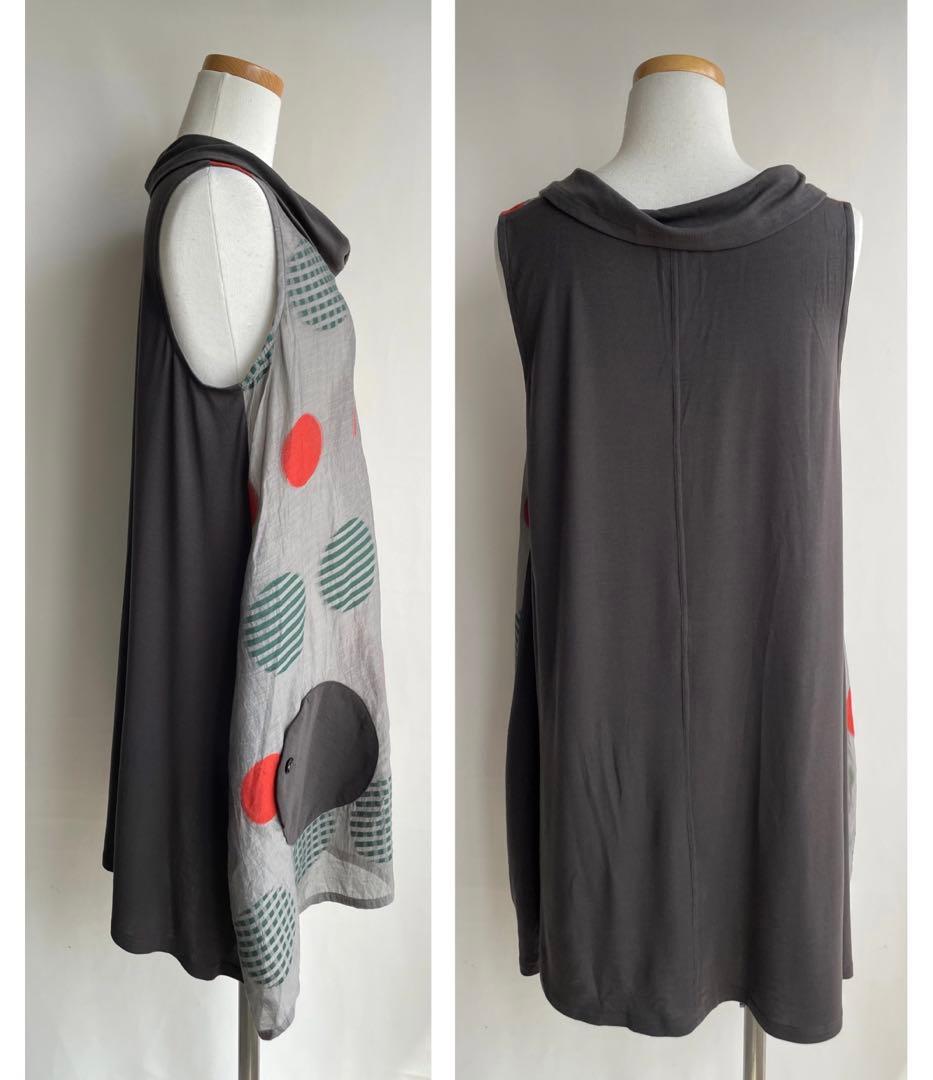 極美品✨センソユニコ t.b ティービー 切り替えチュニック シルク