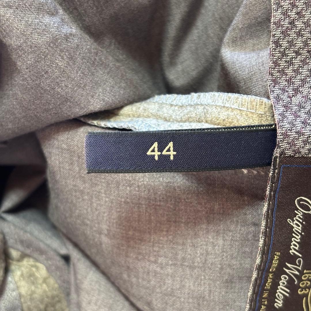 極美品】GERMANO カノニコ ウールフラノサイドアジャスターパンツ 44