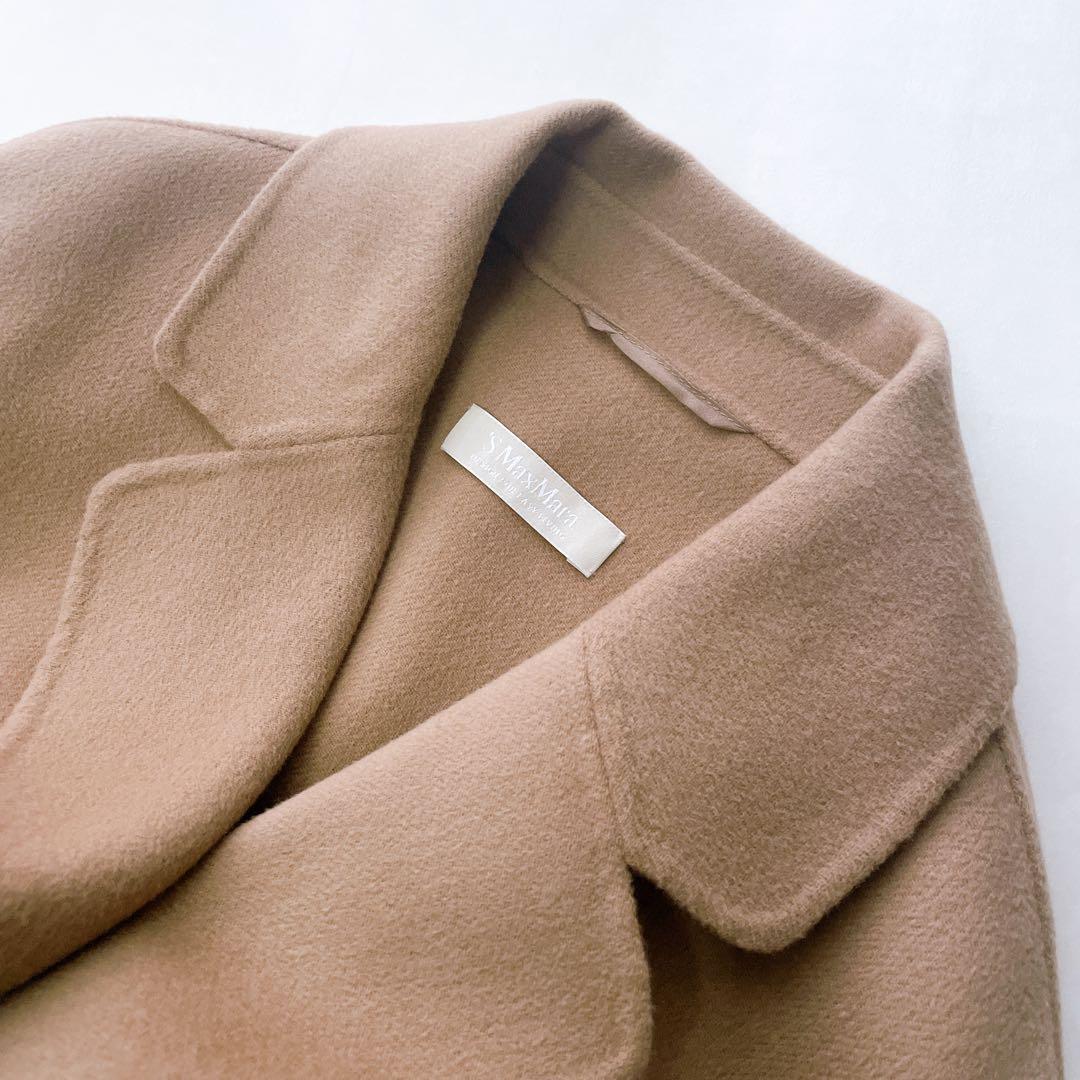 美品✨マックスマーラ アロナ クチートアマーノ ダブルフェイス 大きい