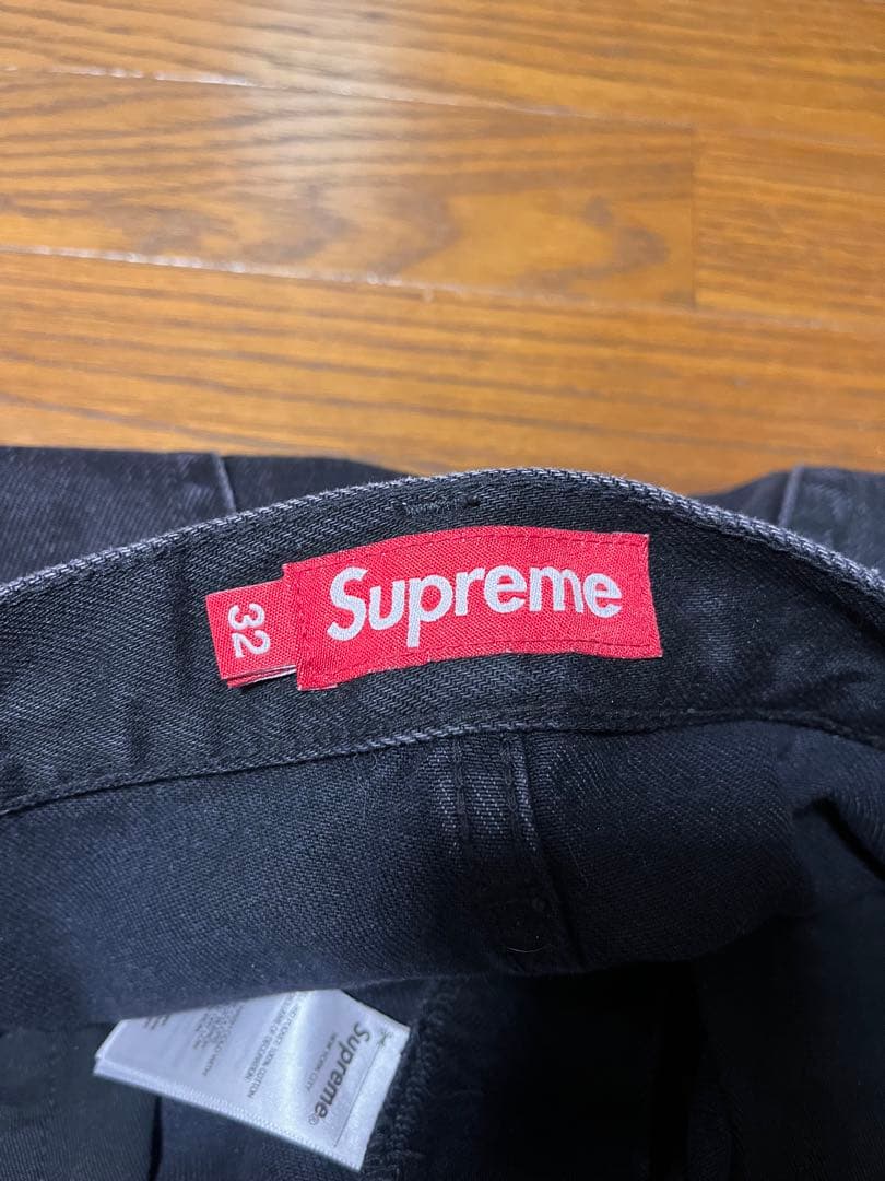 Supreme baggy jean \"black\" 25SS サイズ32
