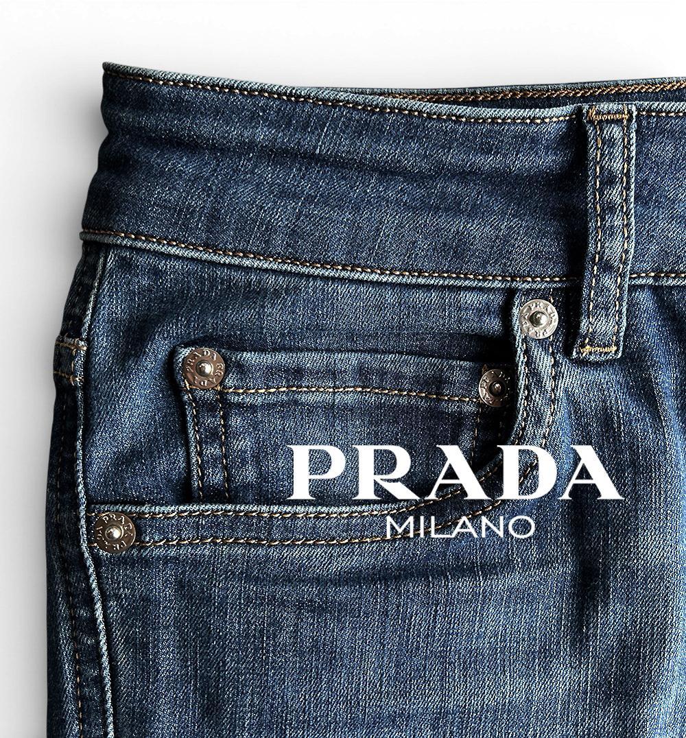 ray様専用！PRADA軽量 ハイストレッチ ブランドタグ＆刻印デニム