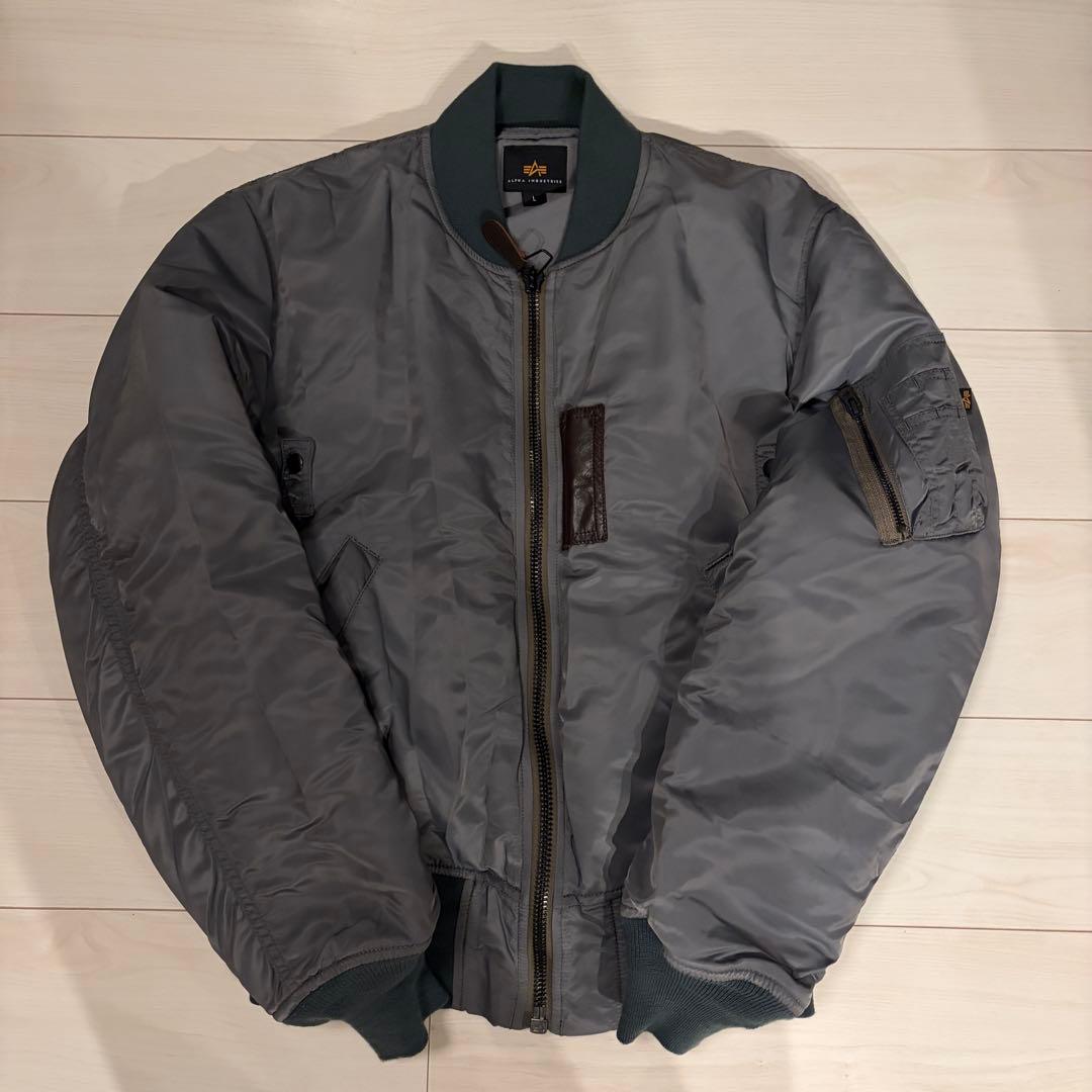 超美品！ALPHA INDUSTRIES MA-1 フライトジャケット L Alpha Industries（アルファ・インダストリーズ） ma1 ma-1 「ALPHA
