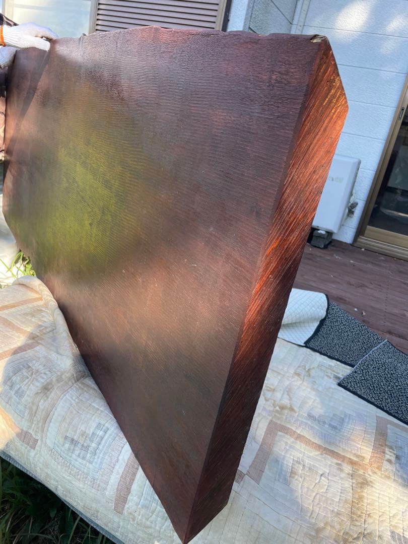 値下げ 一枚板 テーブル 天板の板のみ キズ汚れ多数 - メルカリ