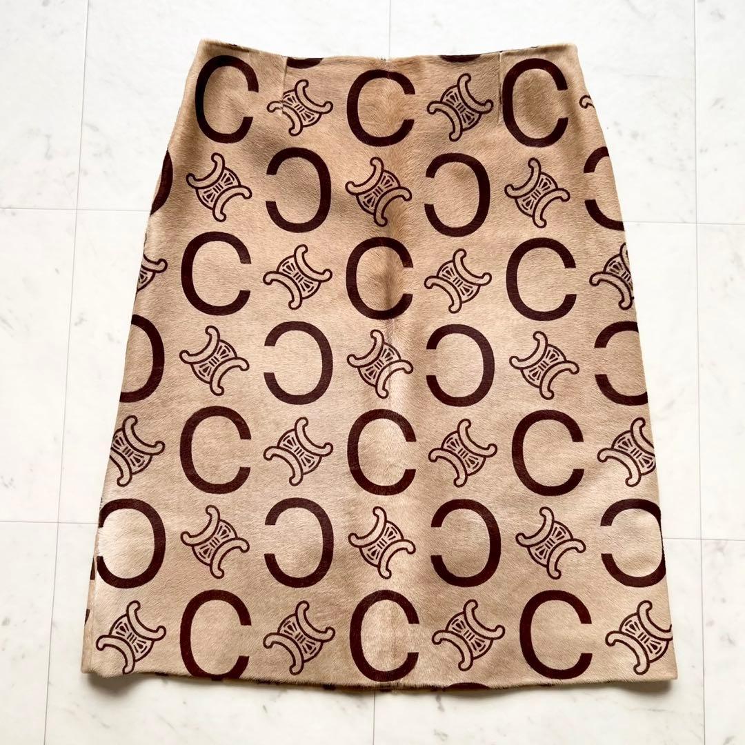 極美品 CELINE Cマカダム トリオンフ ハラコ スカート キャメル 42 楽天市場】celine マカダム トリオンフの通販