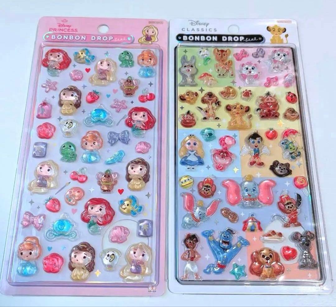 ディズニー クラシック プリンセス ボンボンドロップシール - メルカリ