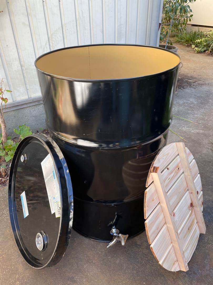 ドラム缶風呂 排水蛇口とすのこ付き - メルカリ