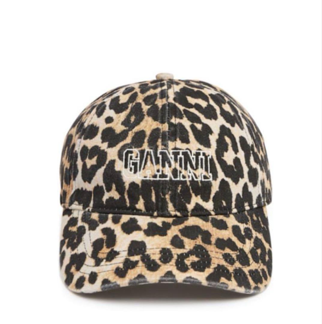 GANNI レオパードキャップ GANNI ガニー｜Leopard Logo Cap レオパードロゴキャップ 公式通販｜NO