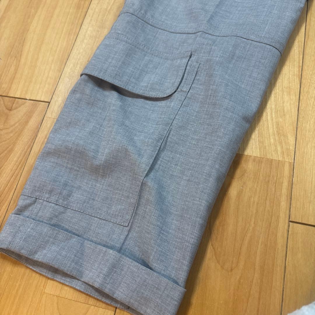 名作【ブルネロクチネリ】アビエイター カーゴ ウールパンツ メンズ