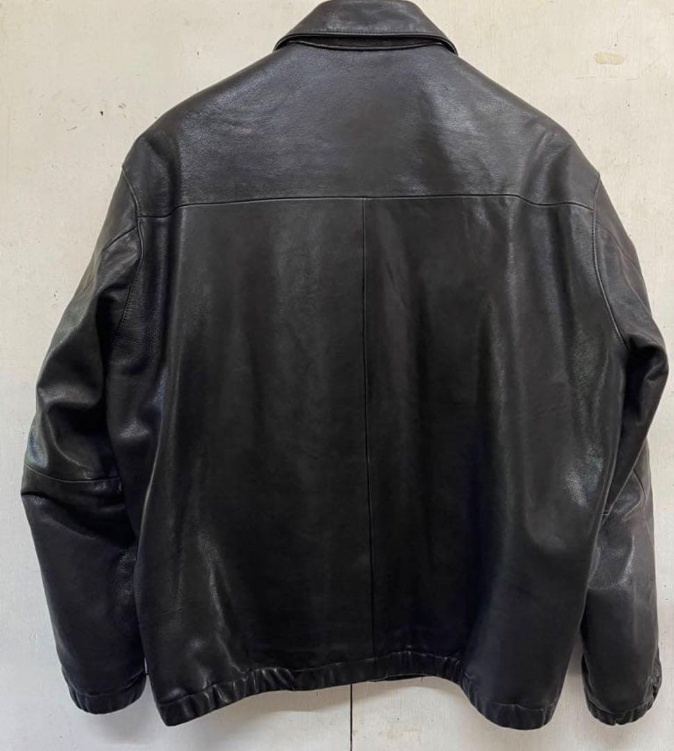NEIGHBORHOOD ネイバーフッド L 黒 レザージャケット ゴートスキン