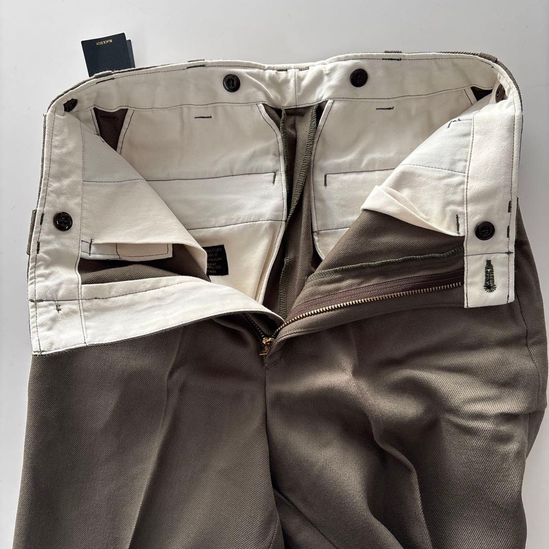 新品未使用サンプル品】ブラックサイン ミリタリートラウザーズ