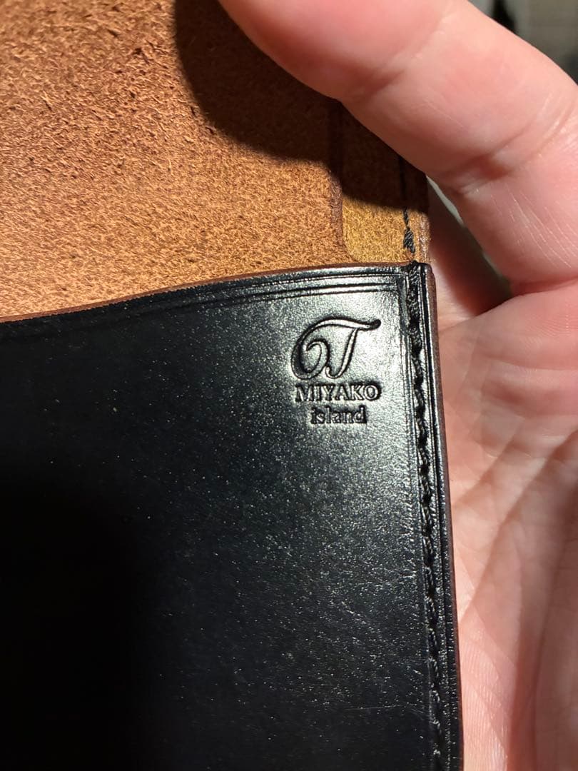 箱無し価格 6T leather works 二つ折り財布