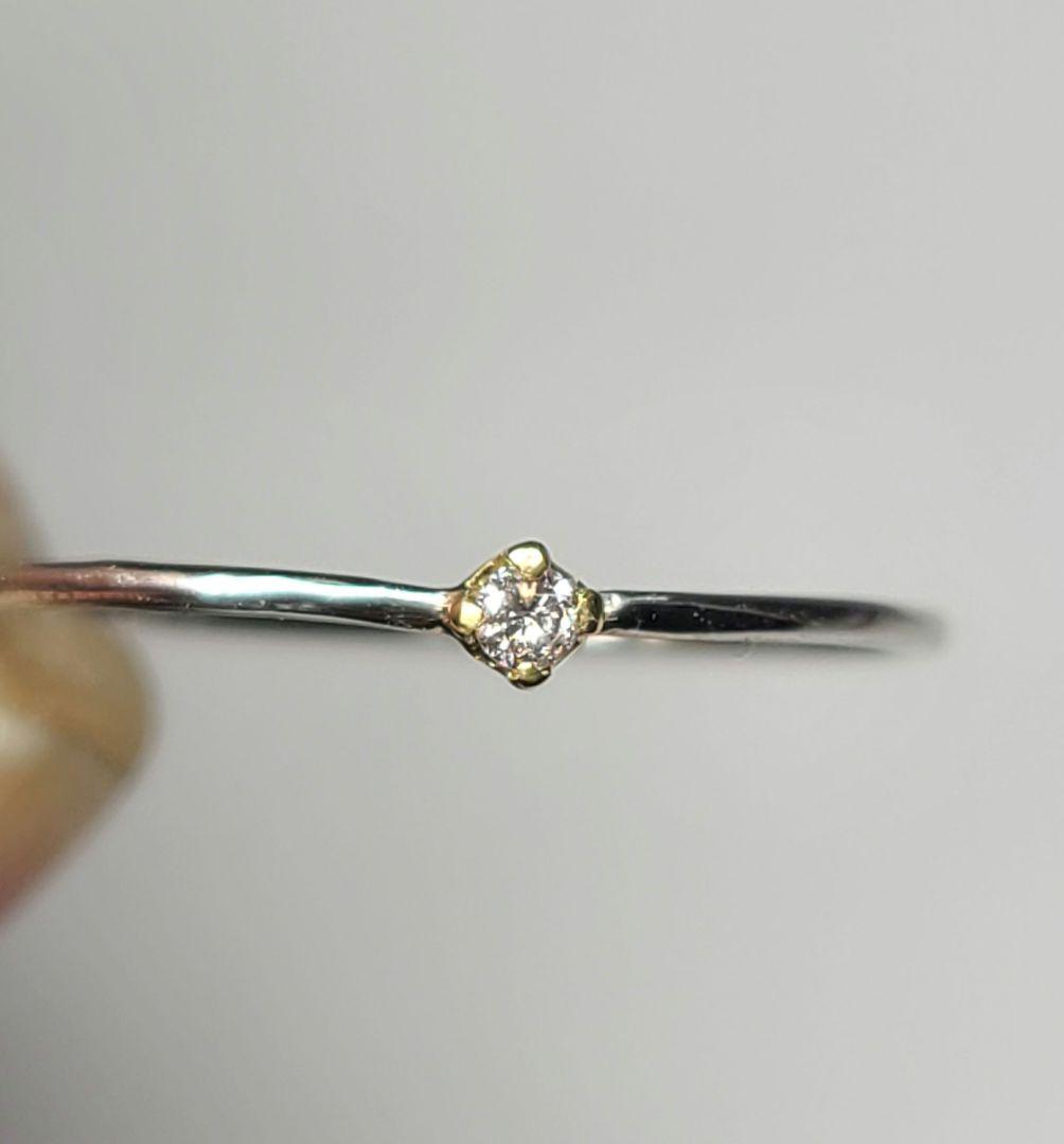 素晴らしいピンクの輝き☆天然ピンクダイヤモンド18金&Pt900☆