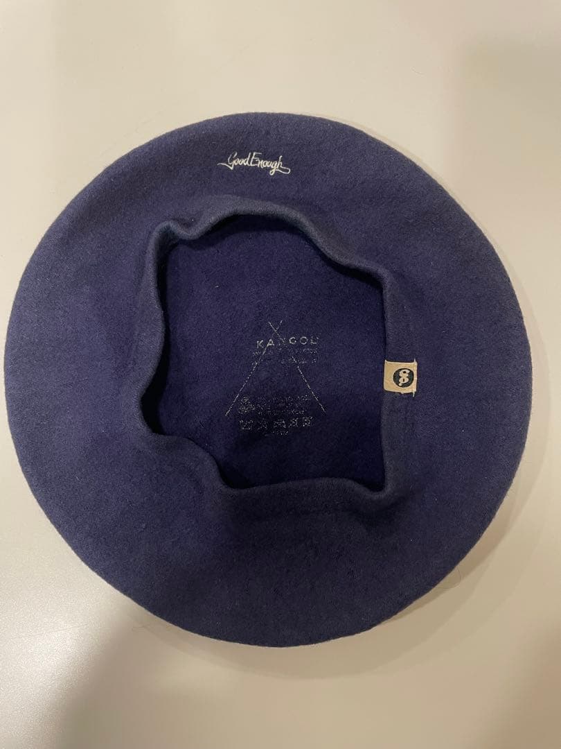 GOODENOUGH×KANGOL 紺ベレー帽 ネイビー 希少90s初期の通販はau PAY