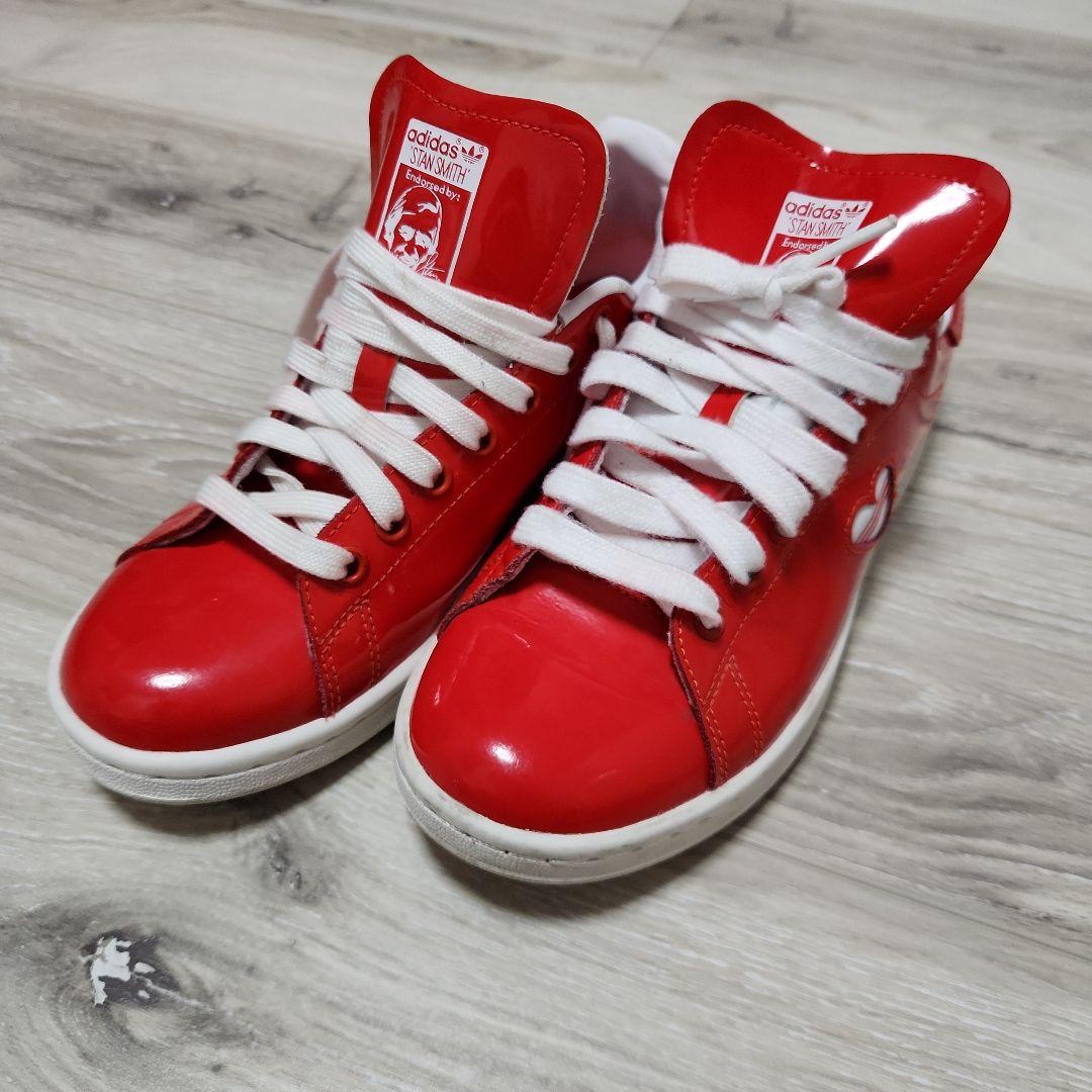 アディダス スタンスミス バレンタイン - メルカリ