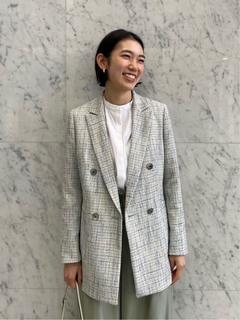 トゥモローランドTOMORROWLANDファンシーテープダブルブレストジャケット ファンシーテープ ダブルブレストジャケット｜トゥモローランド 公式通販