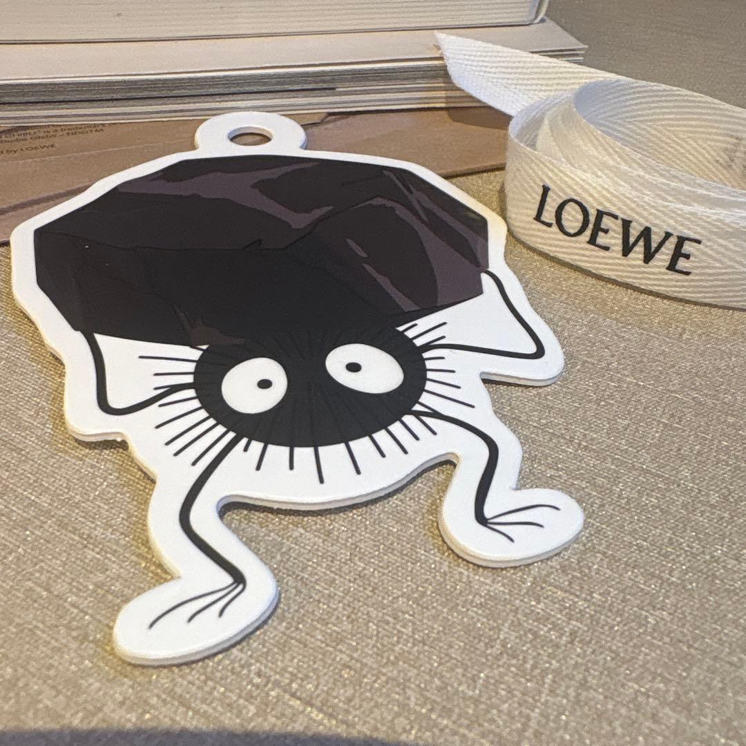 ロエベ LOEWE ジブリ 千尋 ノート 袋 湯札 リボン 千と千尋 ノベルティ