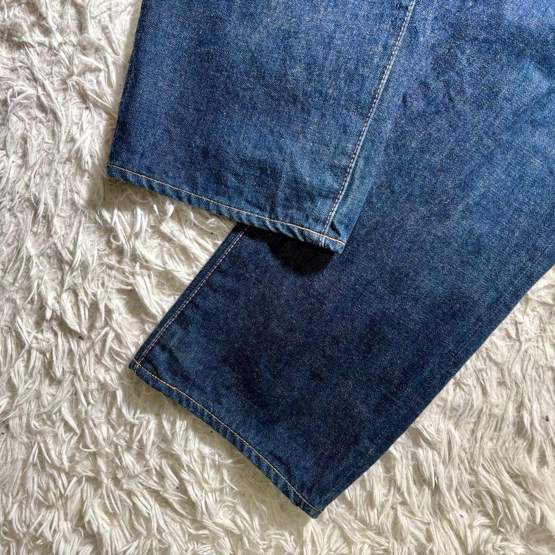 美品】桃太郎ジーンズ 銅丹レーベル インディゴデニム 30 藍布屋