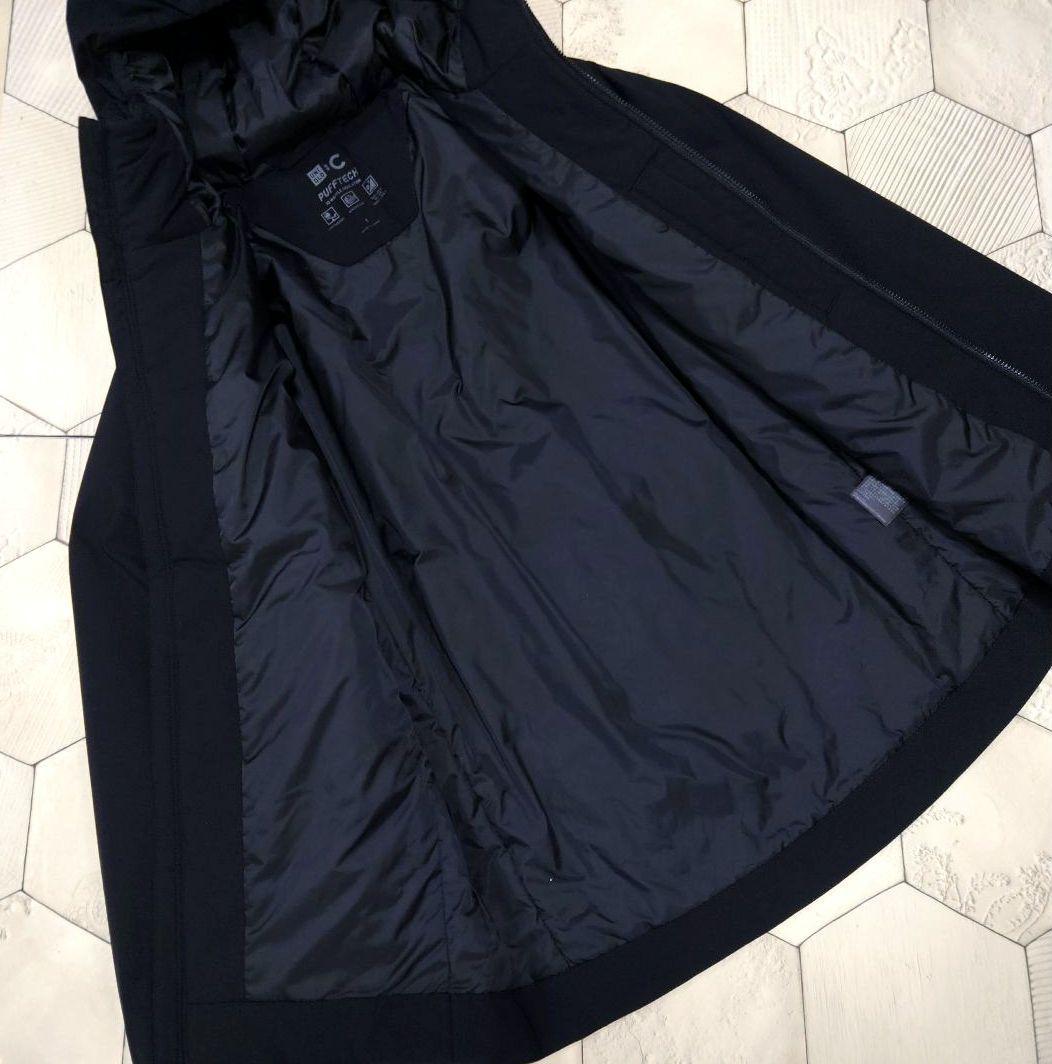 極美品 UNIQLO:C パフテックパーカ ブラック メンズ 2025AW ユニクロ：シー」2025年秋冬新作を最速試着！ 完売前に買うべき