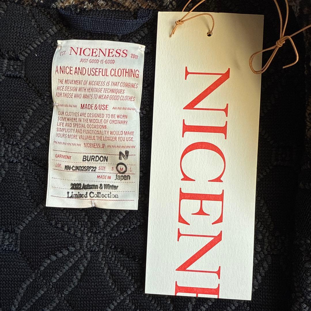 NICENESS BURDON パイピングハーフコート - メルカリ