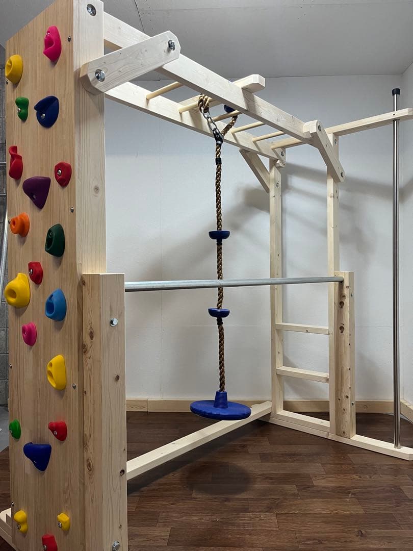 雲梯 室内うんてい 室内 ボルダリング 鉄棒 登り棒 ブランコ ターザン