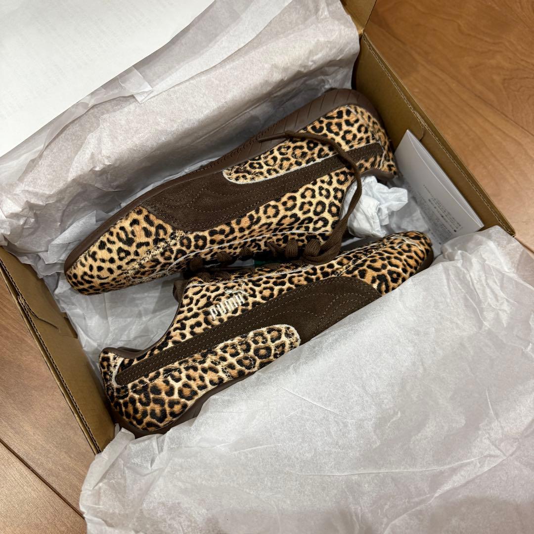 【uran】SPEEDCAT 25.5cm レオパード スニーカー