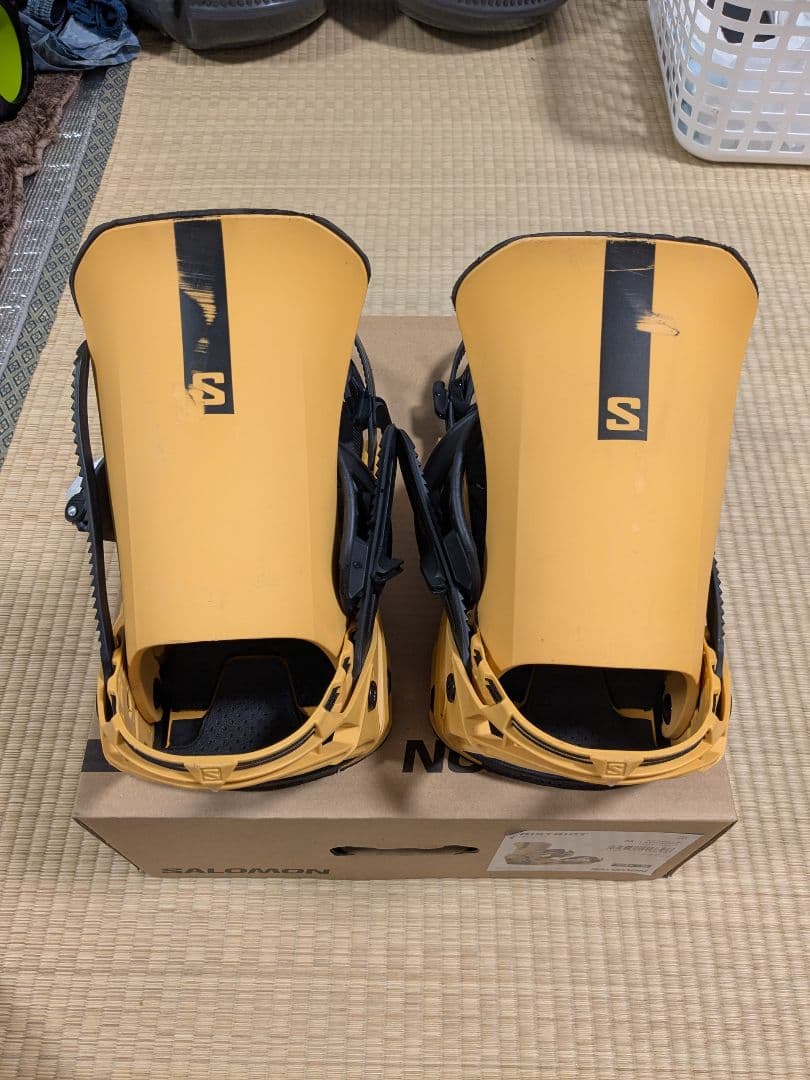 22-23 SALOMON サロモン DISTRICT Mサイズ SALOMON (サロモン) ビンディング Mサイズ グリーン×ホワイト 22-23