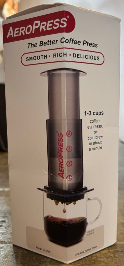 新品未使用 AeroPress エアロプレス オリジナル コーヒーメーカー お得 楽天市場】【1000円OFFクーポン】AEROPRESS エアロプレス オリジナル