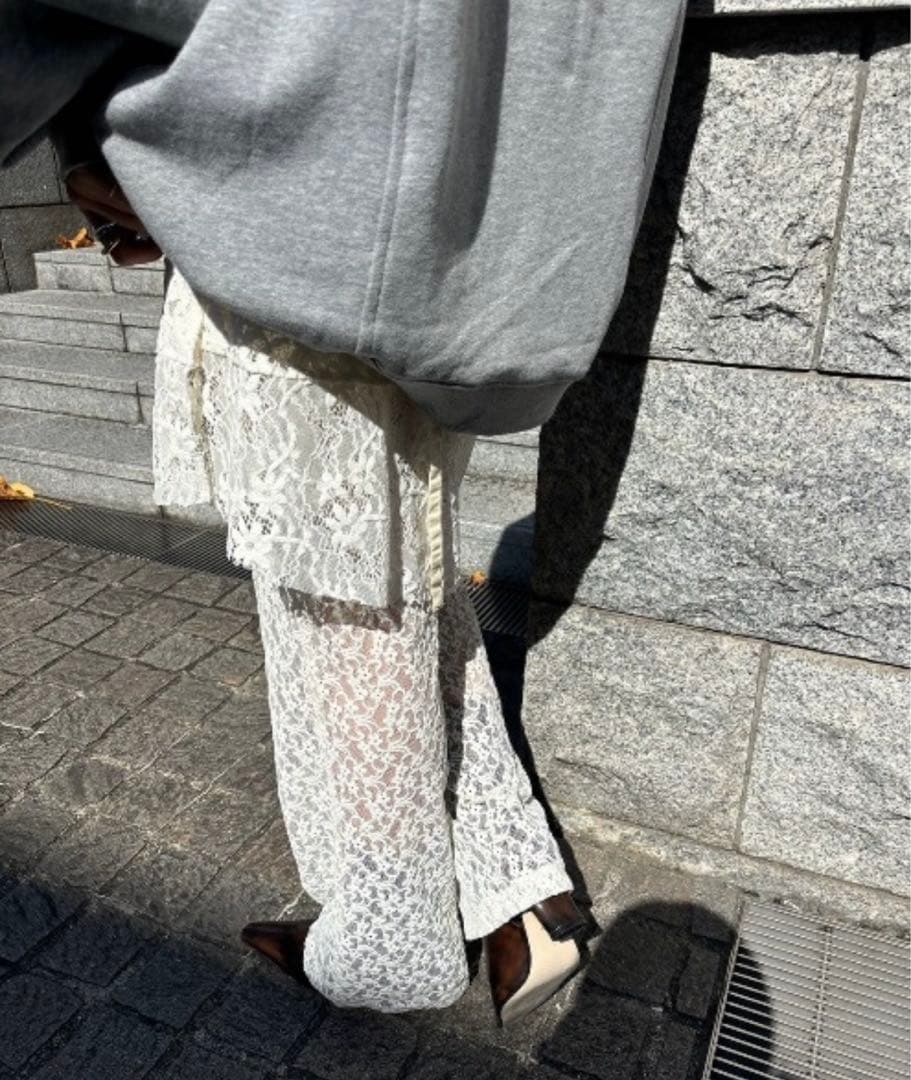 LACE WRAP SKIRT WITH PANTS - メルカリ