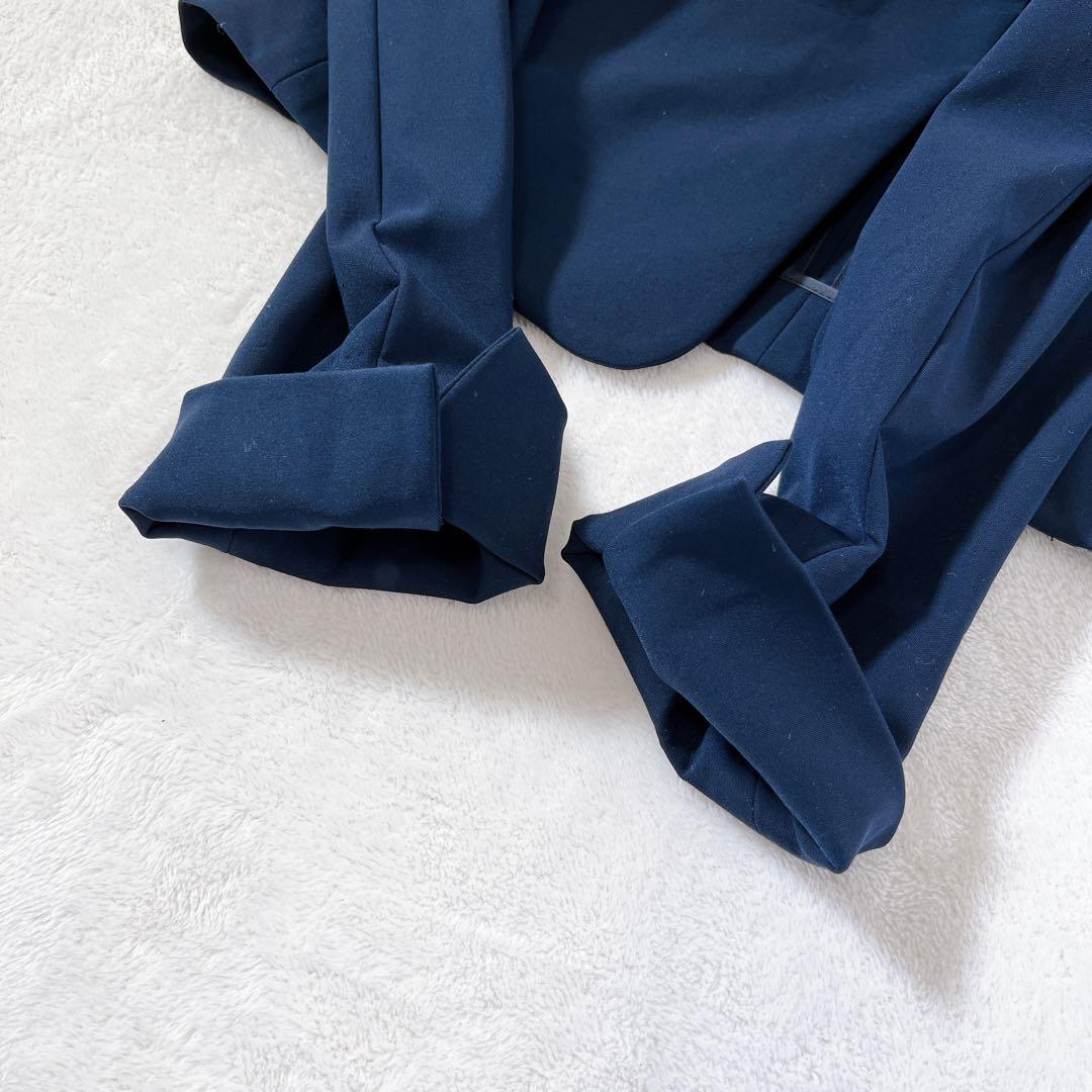 ほぼ新品 プラステ セットアップ 《S》ノーカラージャケット 伸縮性 洗濯可