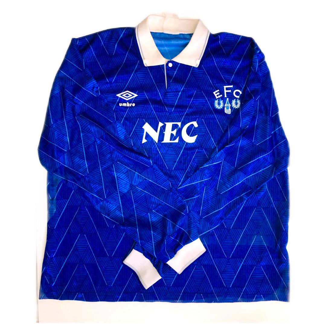 エバートン　長袖ユニフォーム エバートン カストーレ ホーム レプリカ シャツ 2024-25 - 長袖