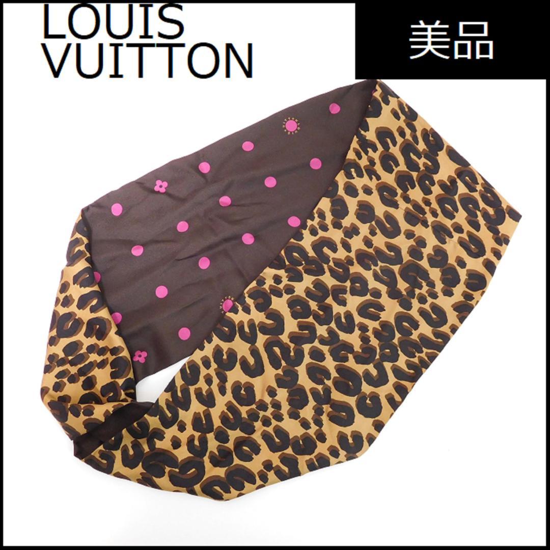 ルイ ヴィトン スヌード スカーフ レオパード ドット M74727 シルク ルイ ヴィトン スヌード スカーフ レオパード ドット M74727 シルク