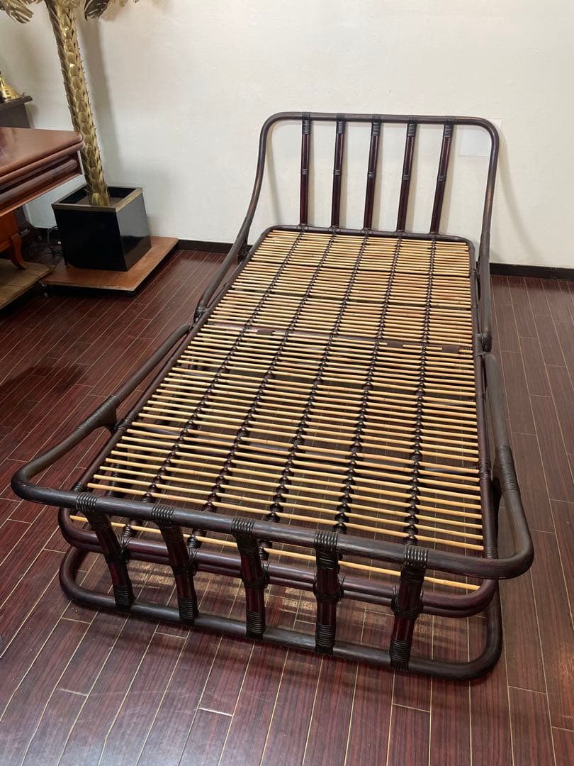 ワイ・エム・ケー長岡 ラタン シングルベッド 籐 分割式 すのこ状 マットレス ベッド（シングル） B-1021-S ｜ 籐家具・ラタン家具の製造・販売