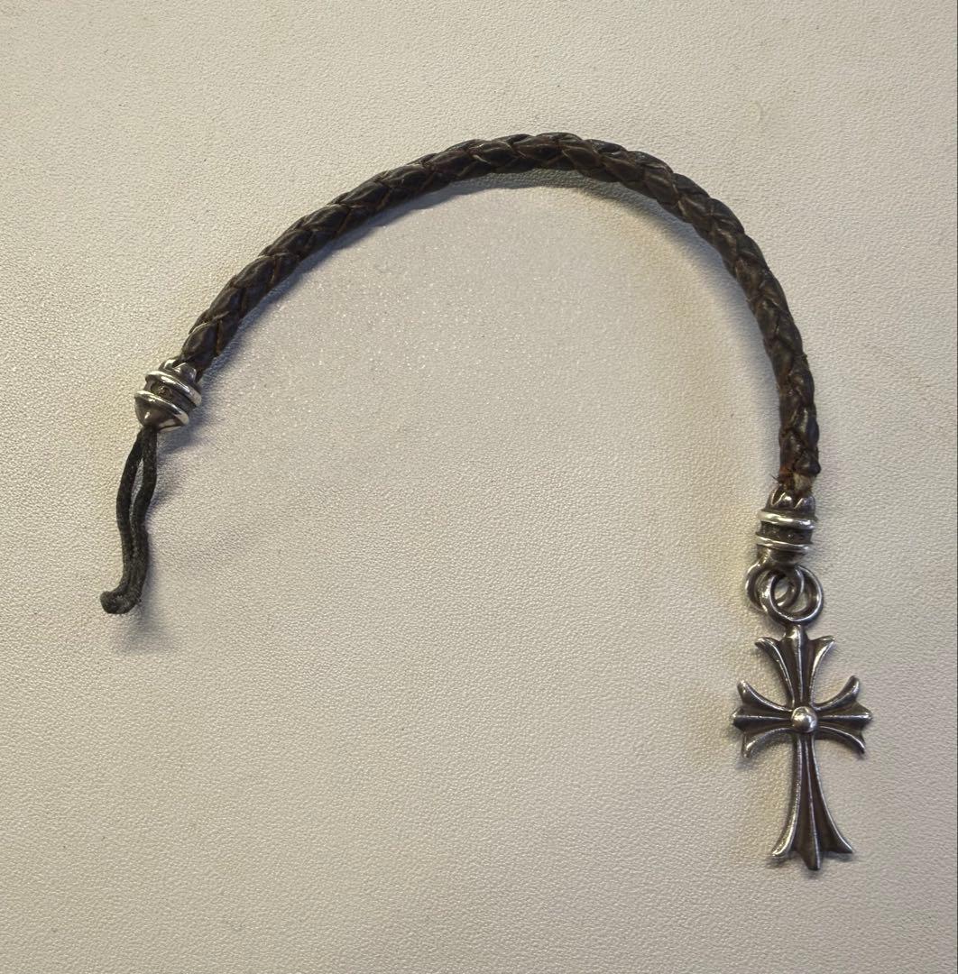 タイニーCHクロスチャームレザー携帯ストラップ クロムハーツ - メルカリ