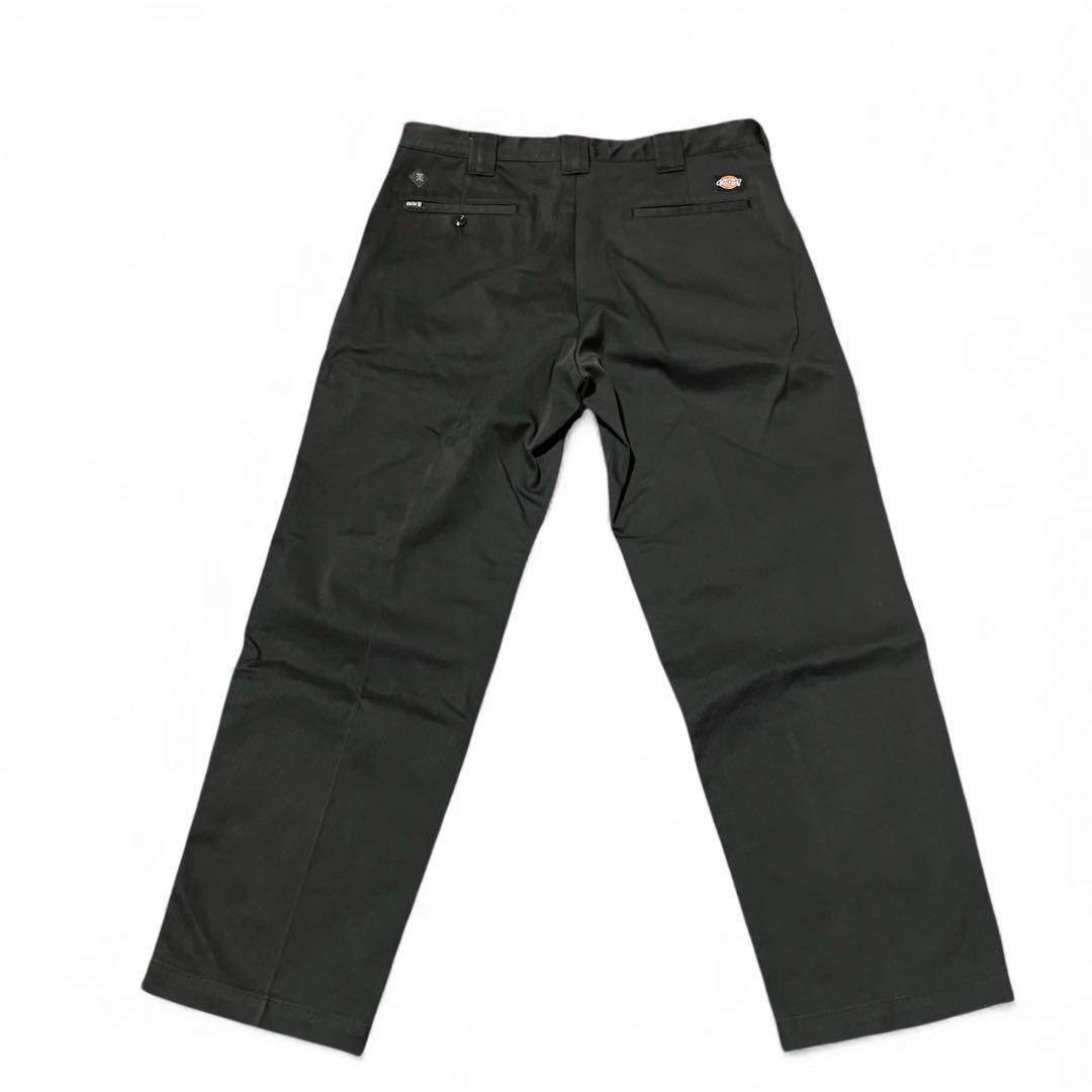 ROARK × Dickies ワークパンツ Lサイズ ブラック 黒 ファッション メンズ