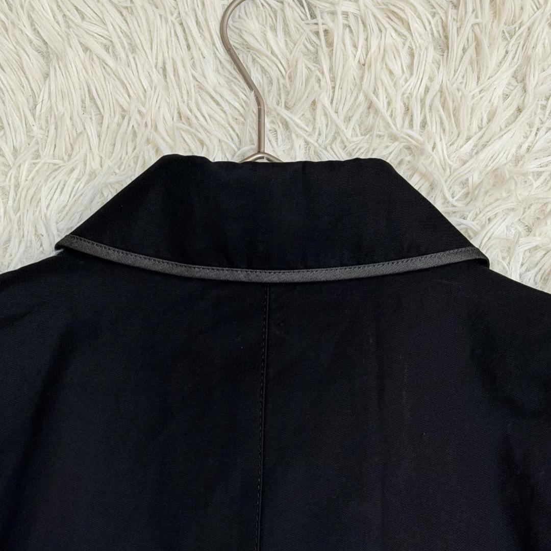 16244✨バーバリーロンドン トレンチコート 裏地ノバチェック 黒 11の