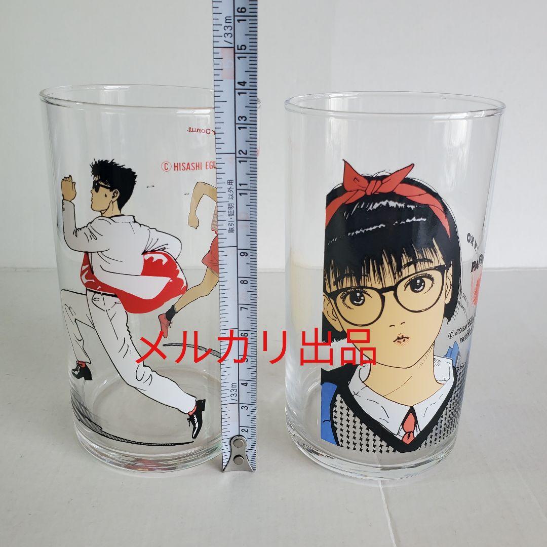 90s 当時物 希少 パパリンコ グラス 江口寿史 パパリンコ物語 5種