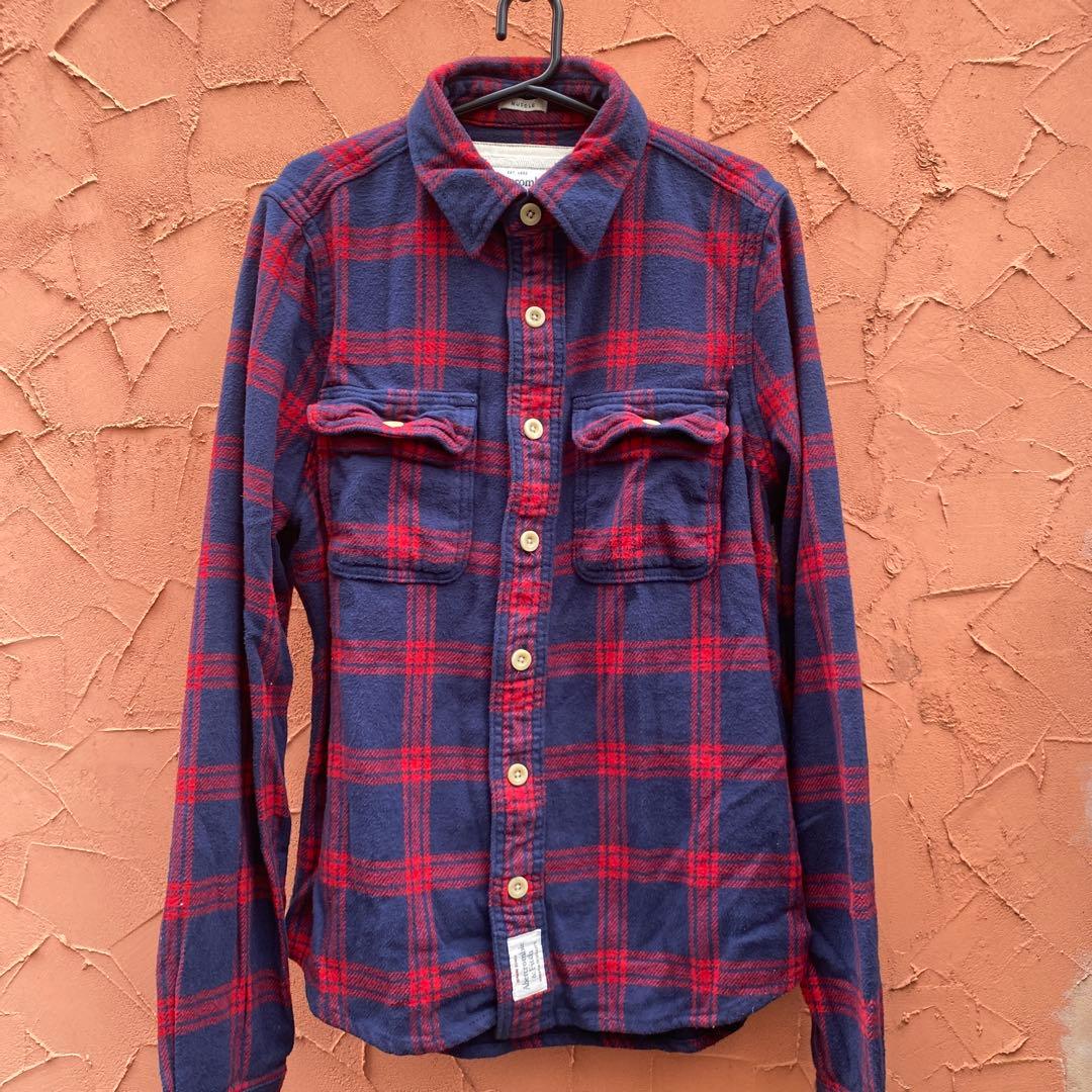 5店舗限定新品Abercrombie & Fitch 厚手チェックネルシャツ - メルカリ