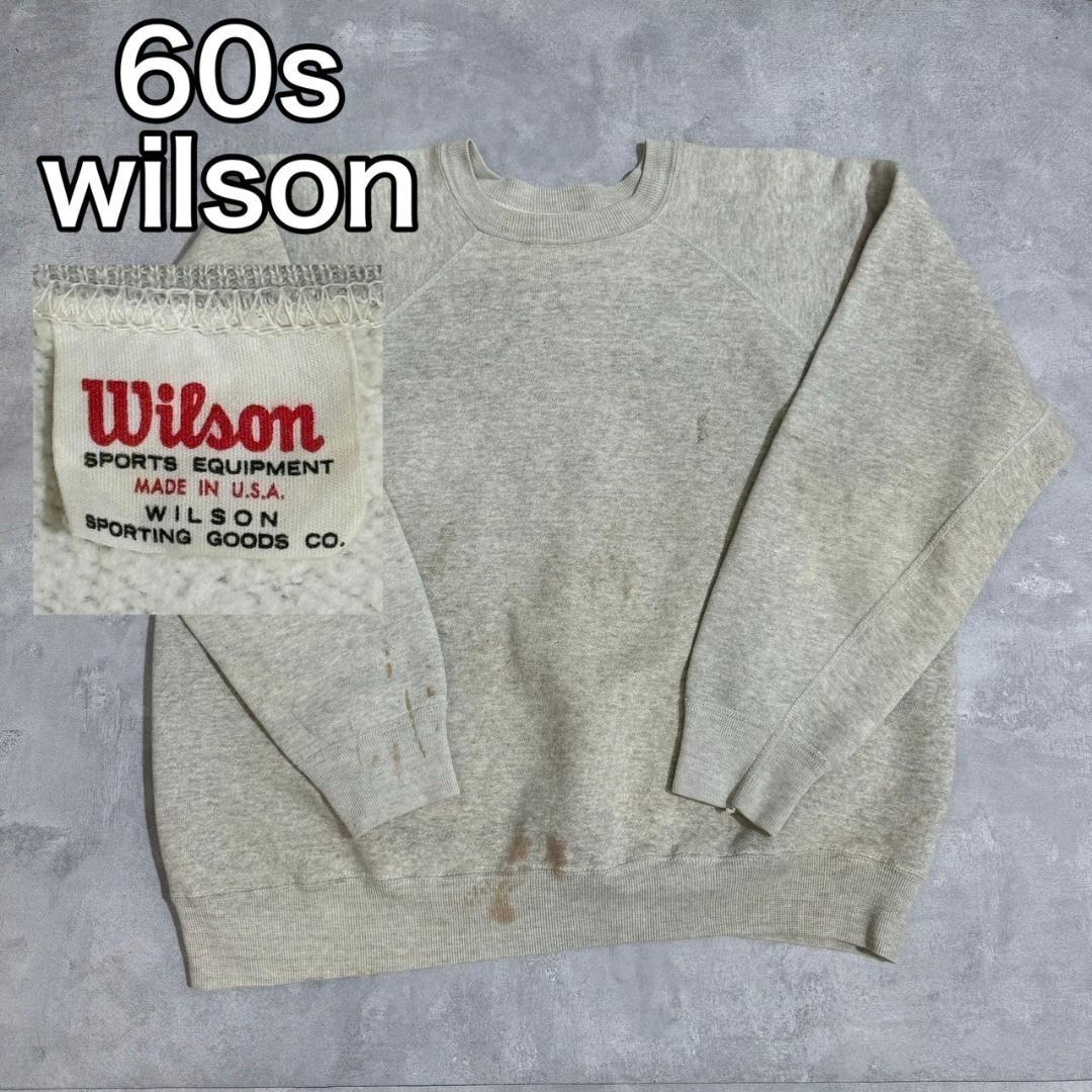 60s vintage Wilson ラグランスウェット DM831 - メルカリ