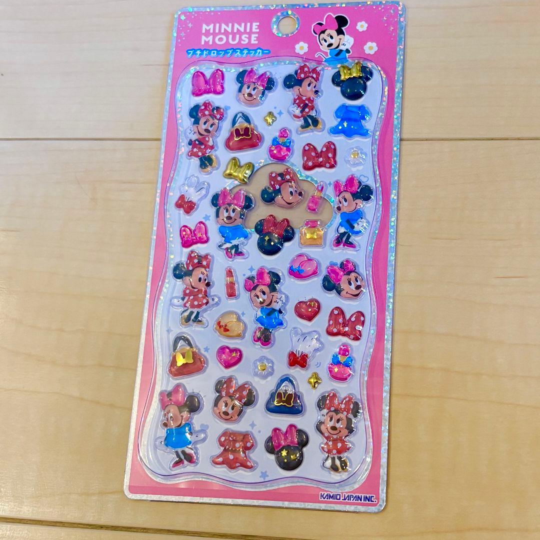 ミニー プチドロップ ステッカー シール ディズニー プチドロ 正規品