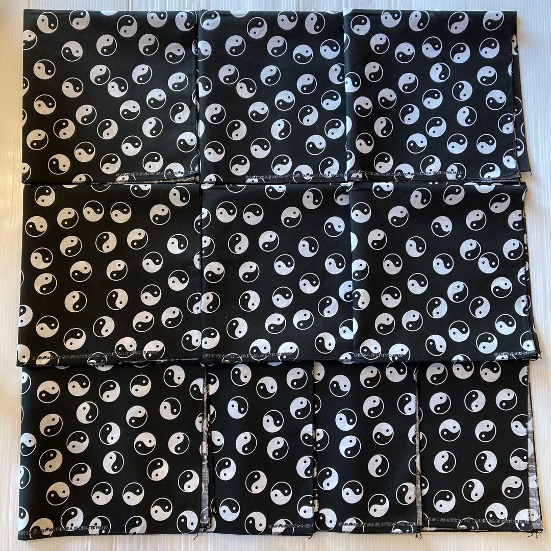 N*Y様 まとめ売り 10枚 vintage ビンテージ バンダナ USA 陰陽