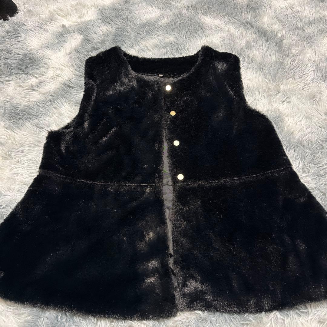 ファーベスト ブラック M ゴールドボタン - メルカリ