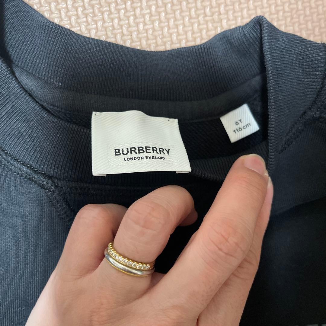 バーバリー トレーナー 現行タグ 116cm 6y - メルカリ