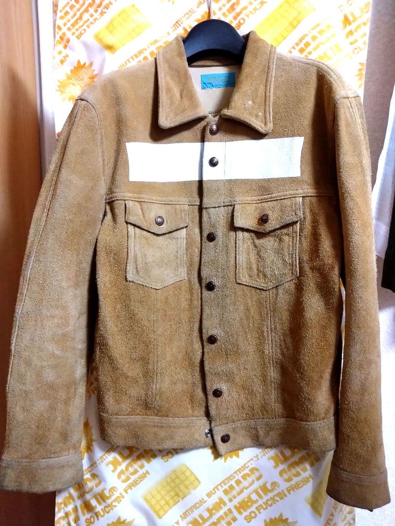 LEAF期 97AW Undercover スエードペンキジャケット スウェード - メルカリ
