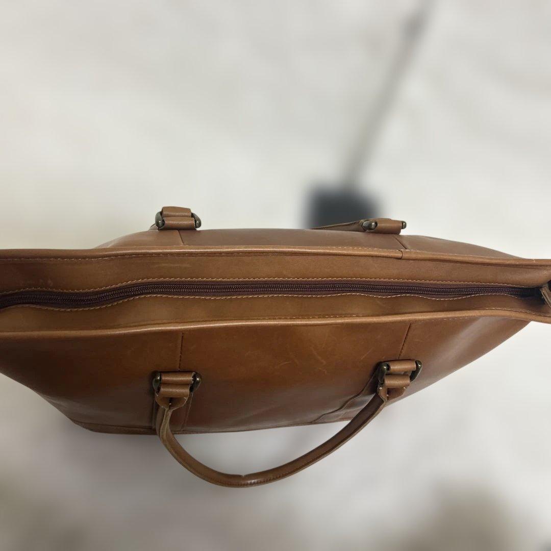 L.L.Bean レザートートバッグ 大 ヴィンテージ　内部総柄