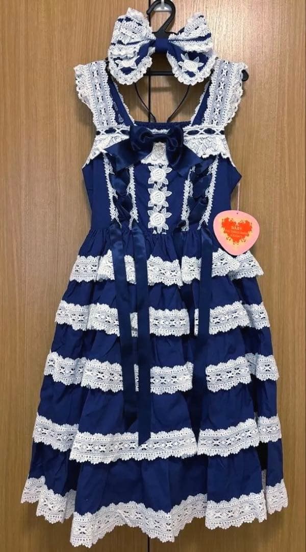 Romantic Dream Rose jsk+KCセット(ロイヤルブルー)