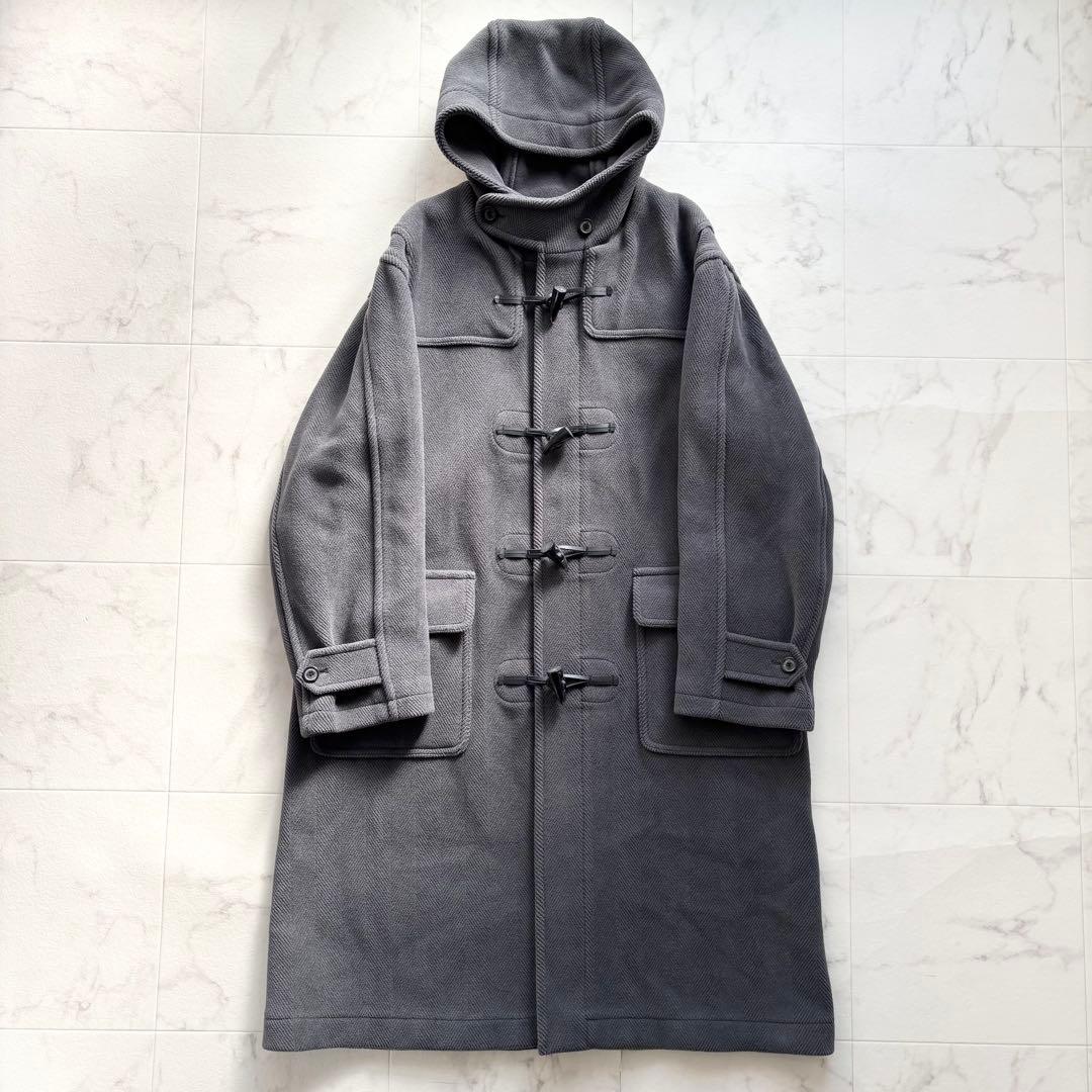 極美品 グローバーオール キングストン ダッフルコート ヘリンボーン