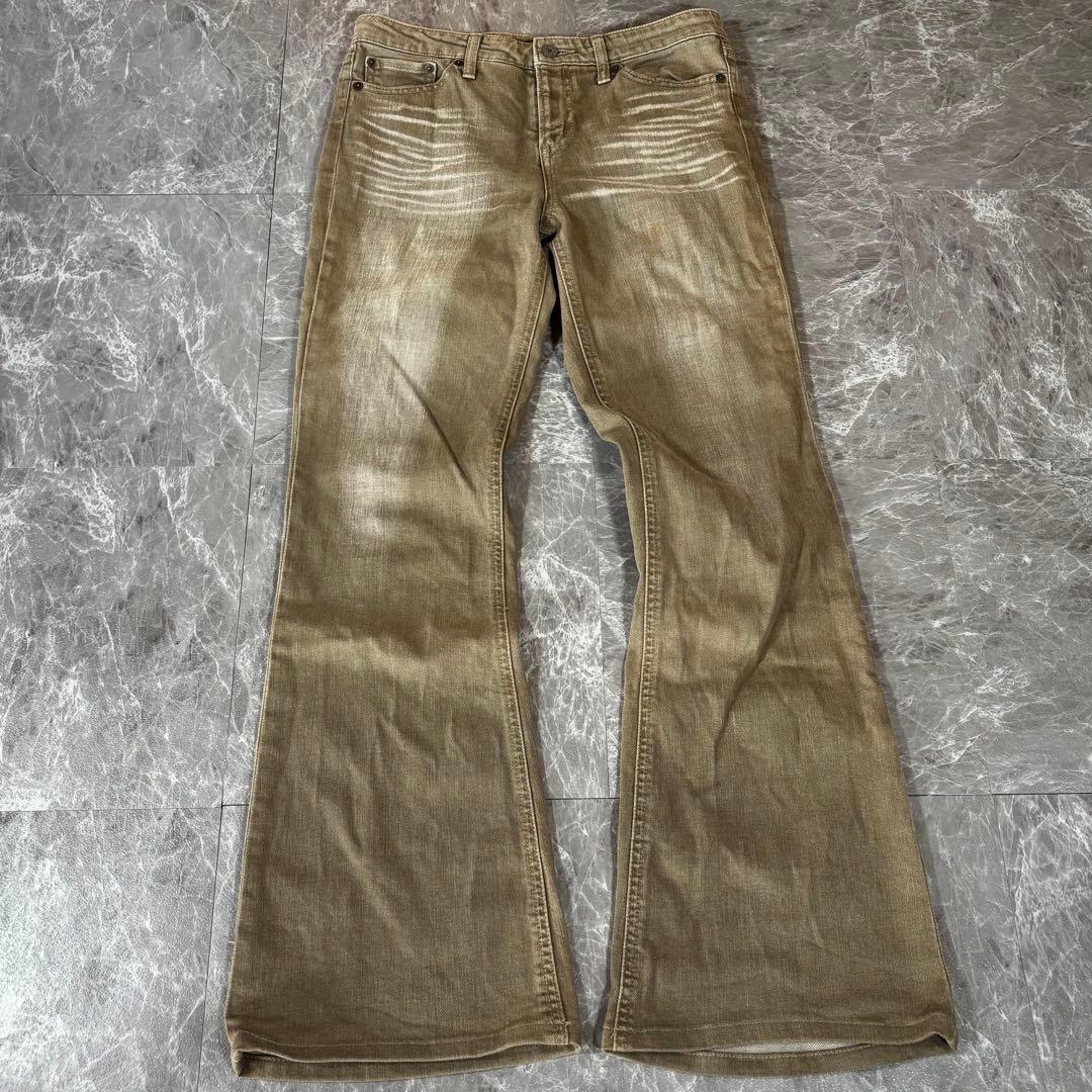 00s【archive】flare pants/Y2K/平成/お兄系/鬼ヒゲ - メルカリ