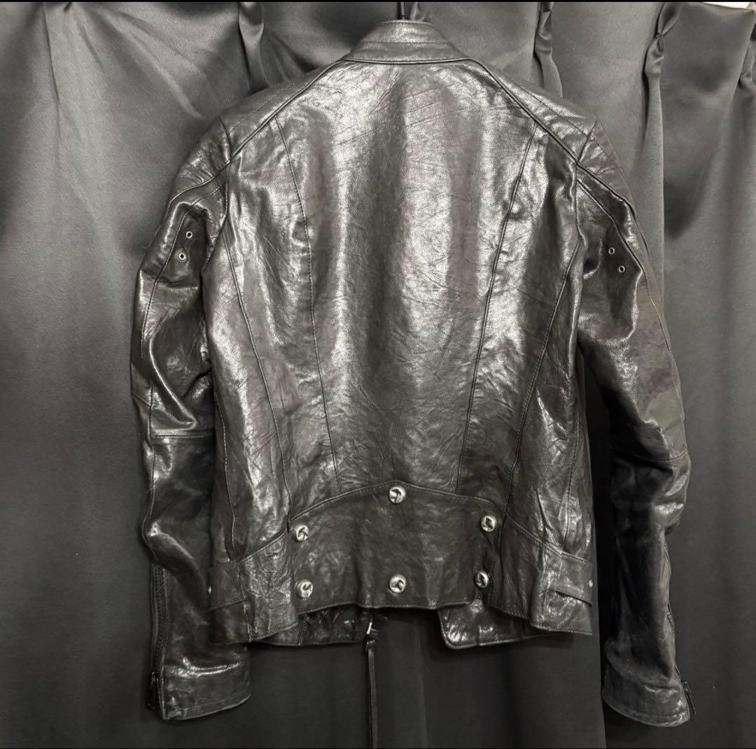 SLY レザー ライダース ジャケット archive v系 goth - メルカリ