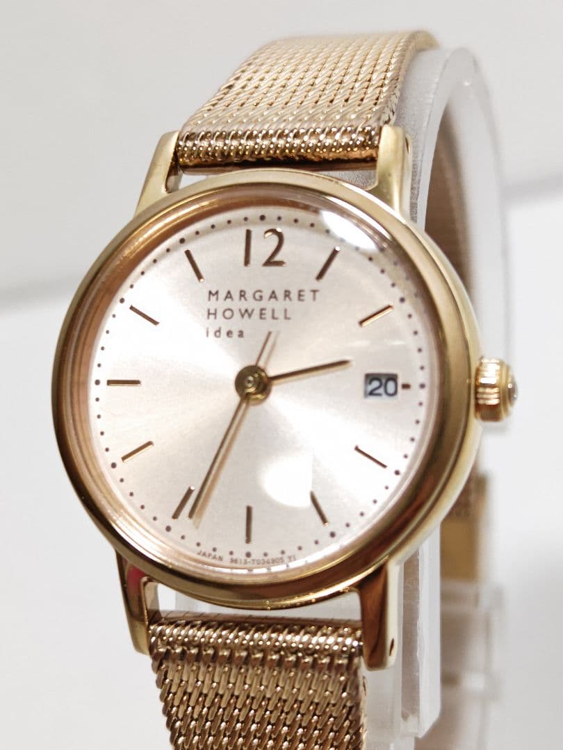 マーガレットハウエル 腕時計 idea 9613-S082536 ピンクゴールド